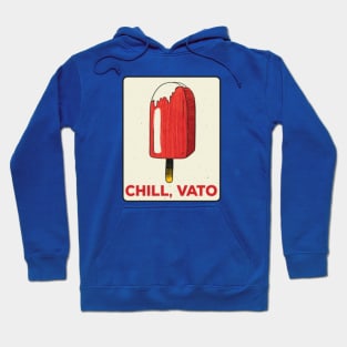 Vintage Paleta Popsicle Chill Vato Spanglish Latin Slang Hoodie